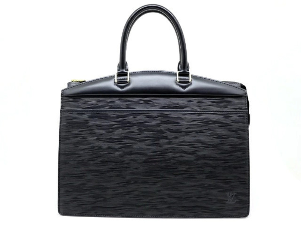 LOUIS VUITTON Riviera Handbag Epi Noir Black